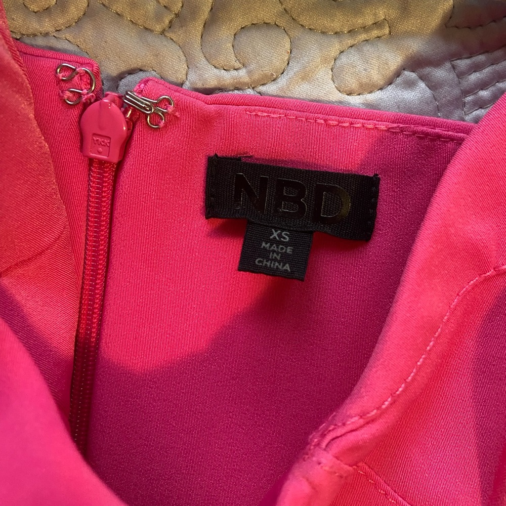 NBD Monterey Cypress Mini Dress in Hot Pink - Picture 5 of 7